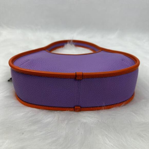 Coach Ergo Bag In Coachtopia Leather Shoulder CK112 Iris Sun Orange Rainbow NWT - Picture 5 of 7